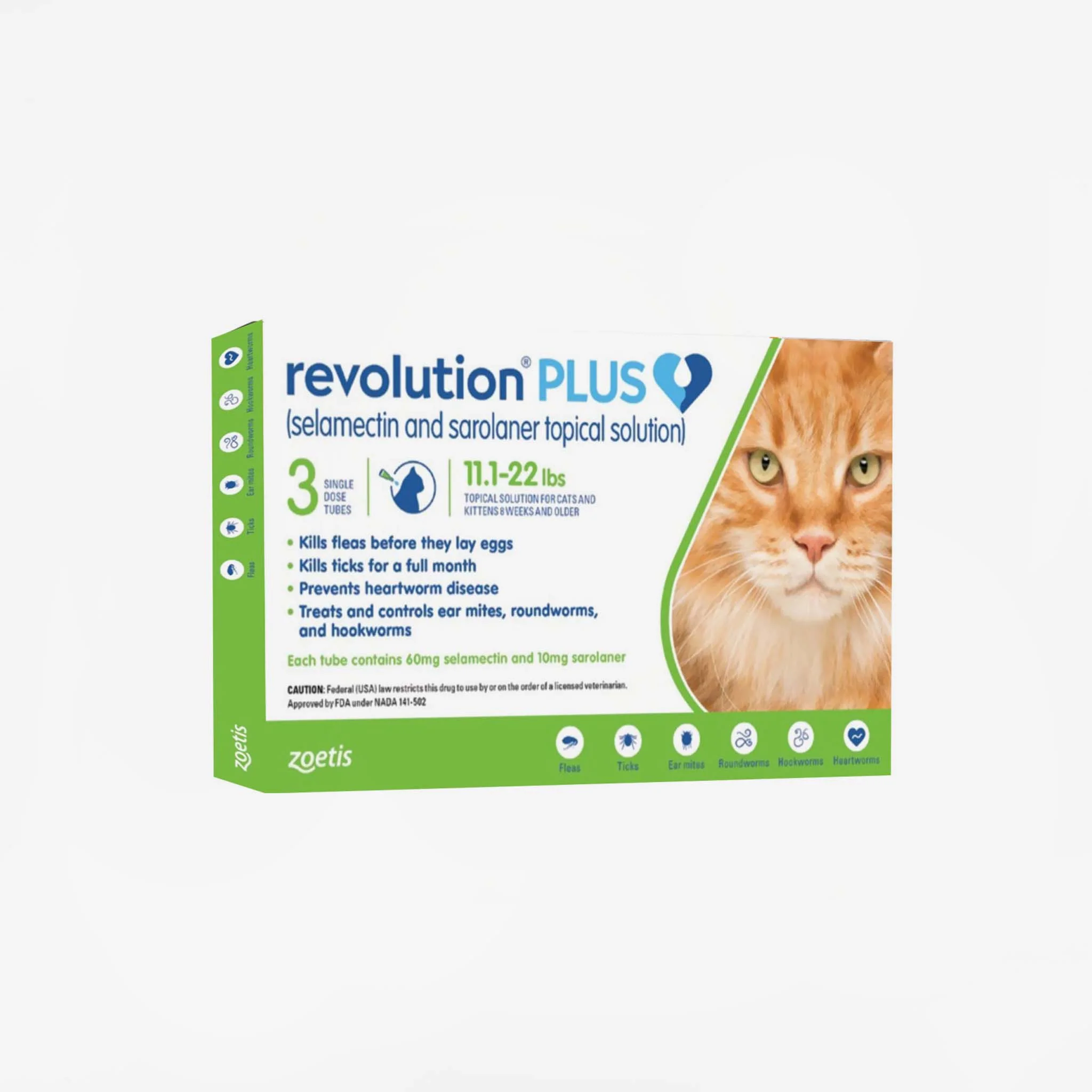 Revolution Plus for Cats - 3 mo. (Rx) - Image 2