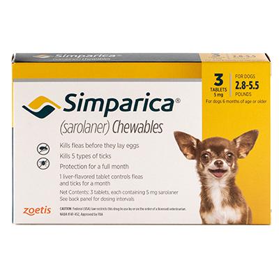 Simparica Chewables - 6 months (Rx)